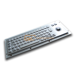 Metal Keyboard with Trackball for Self-service Kiosk