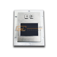 Panel mount touchpad, stainless steel fascia